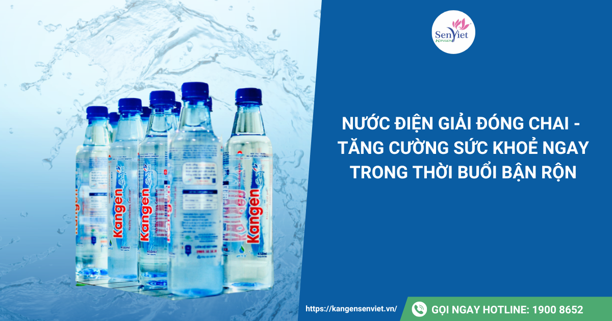 Nước điện giải đóng chai